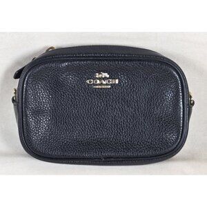 Coach Mini Crossbody Black Leather Purse. *READ*